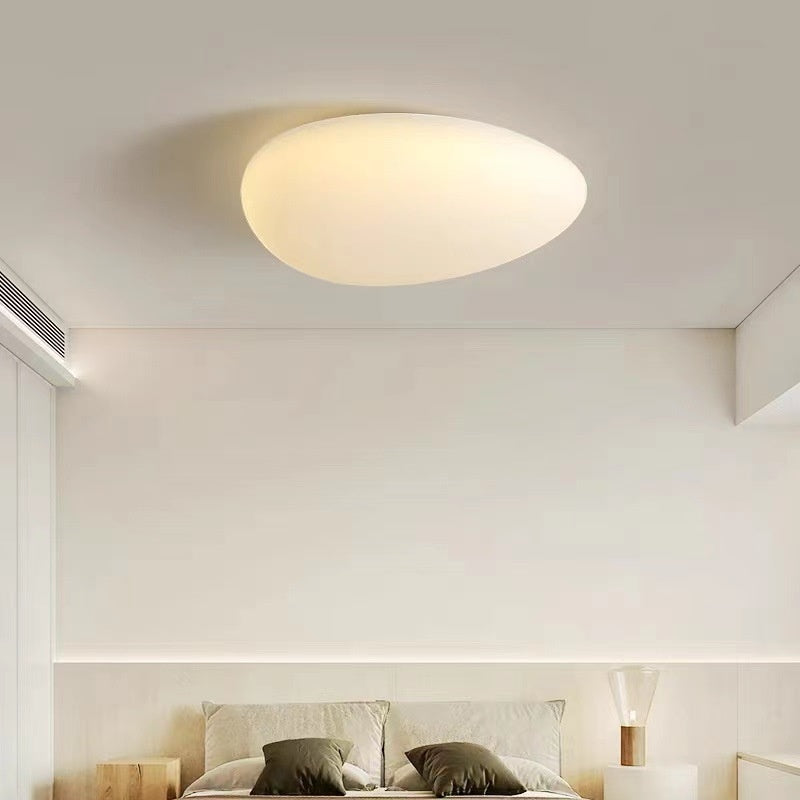 Minimalist LED Bedroom Ceiling Light / White Endless / 23cm
