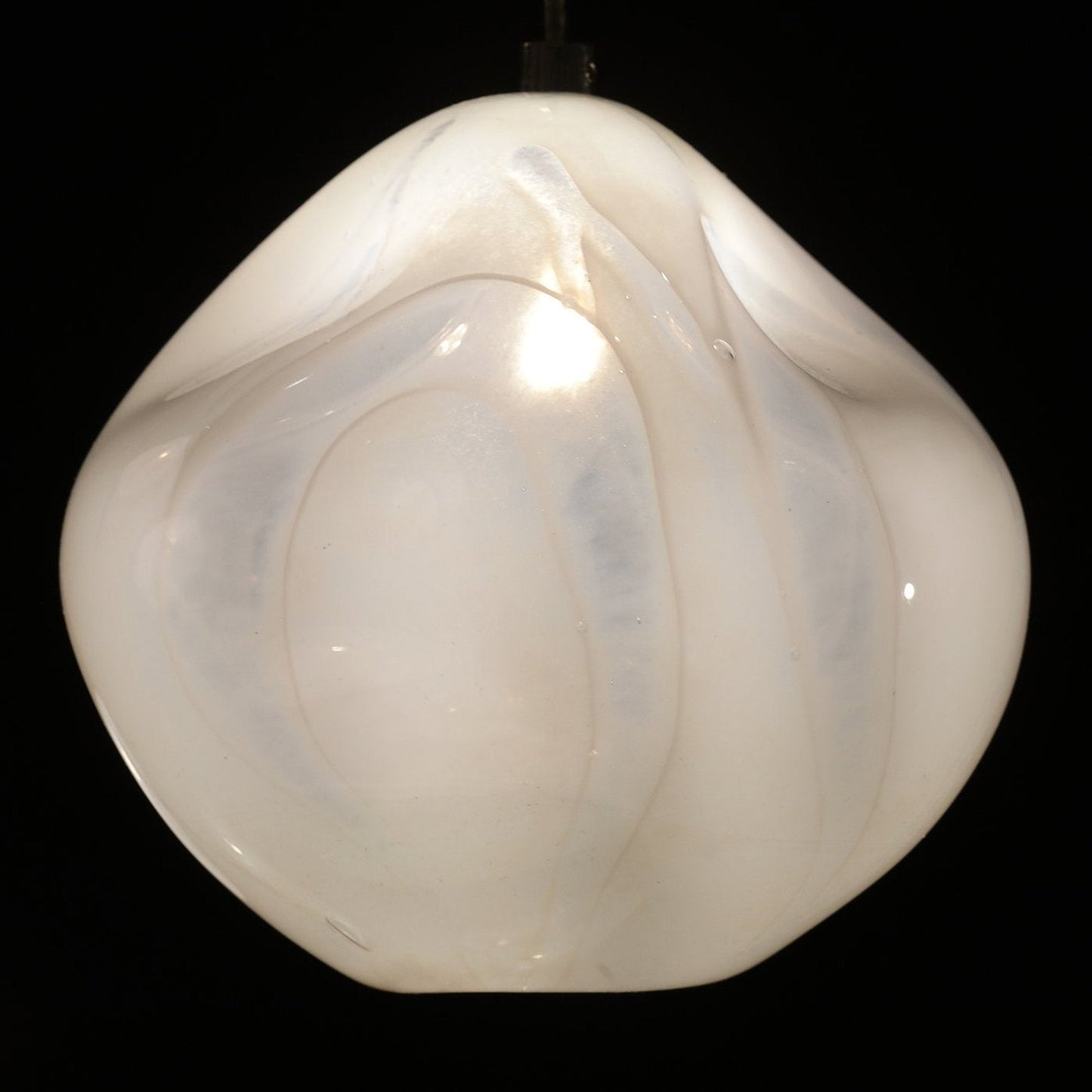 21-Inch Handblown Celestial Glass Pendant