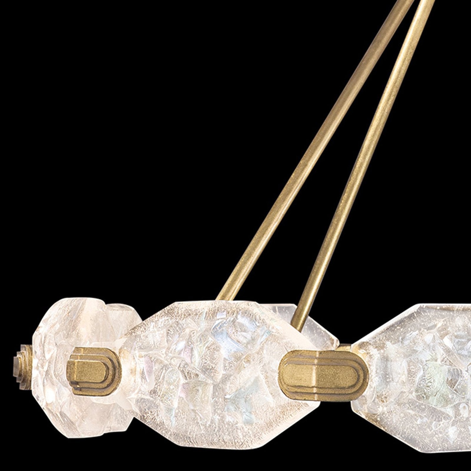 32-Inch Dichroic Glass LED Pendant