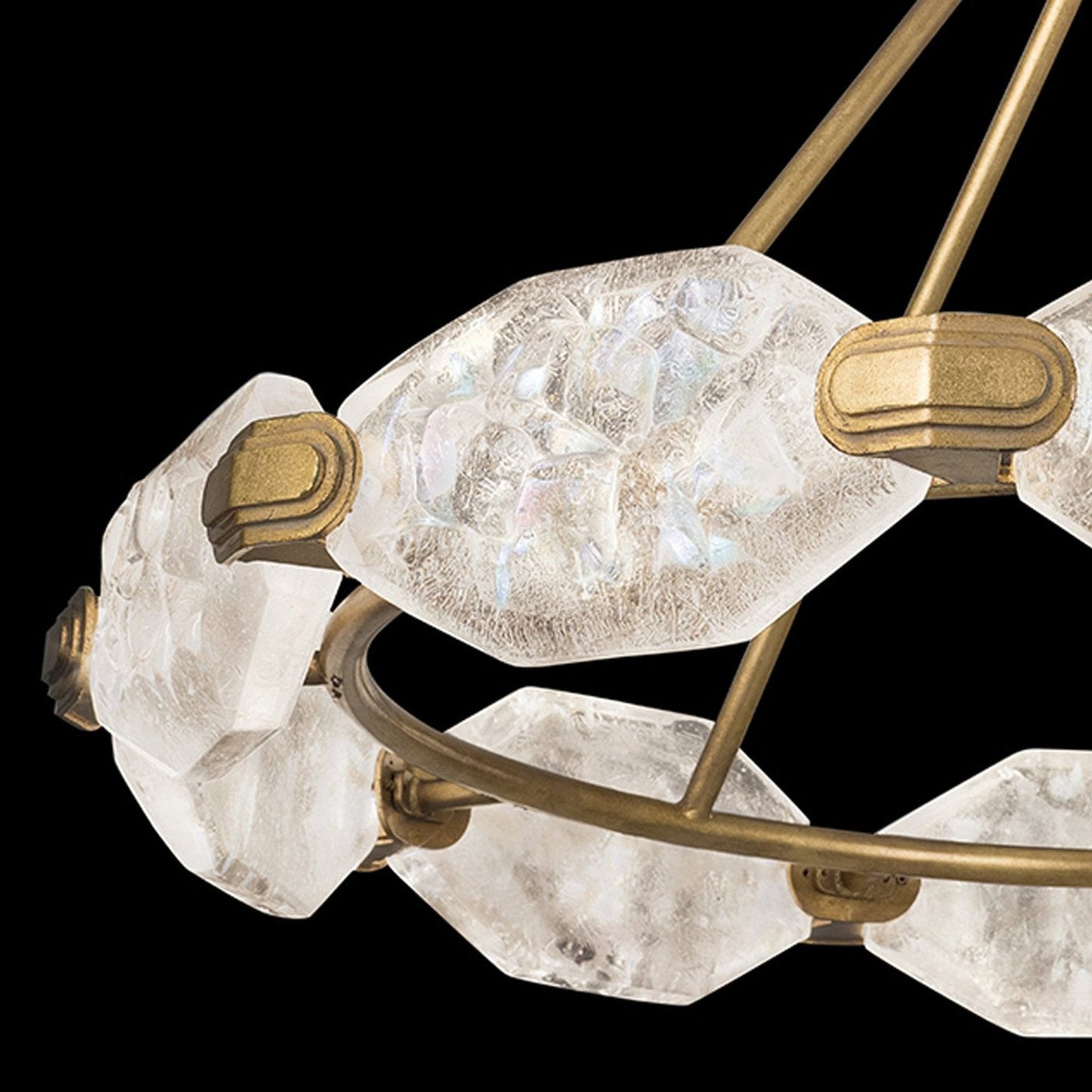 32-Inch Dichroic Glass LED Pendant