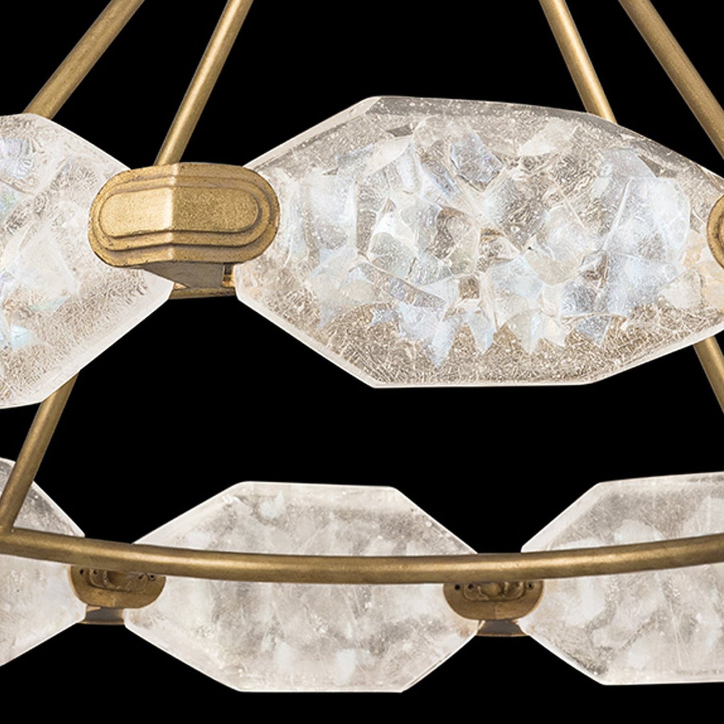 32-Inch Dichroic Glass LED Pendant