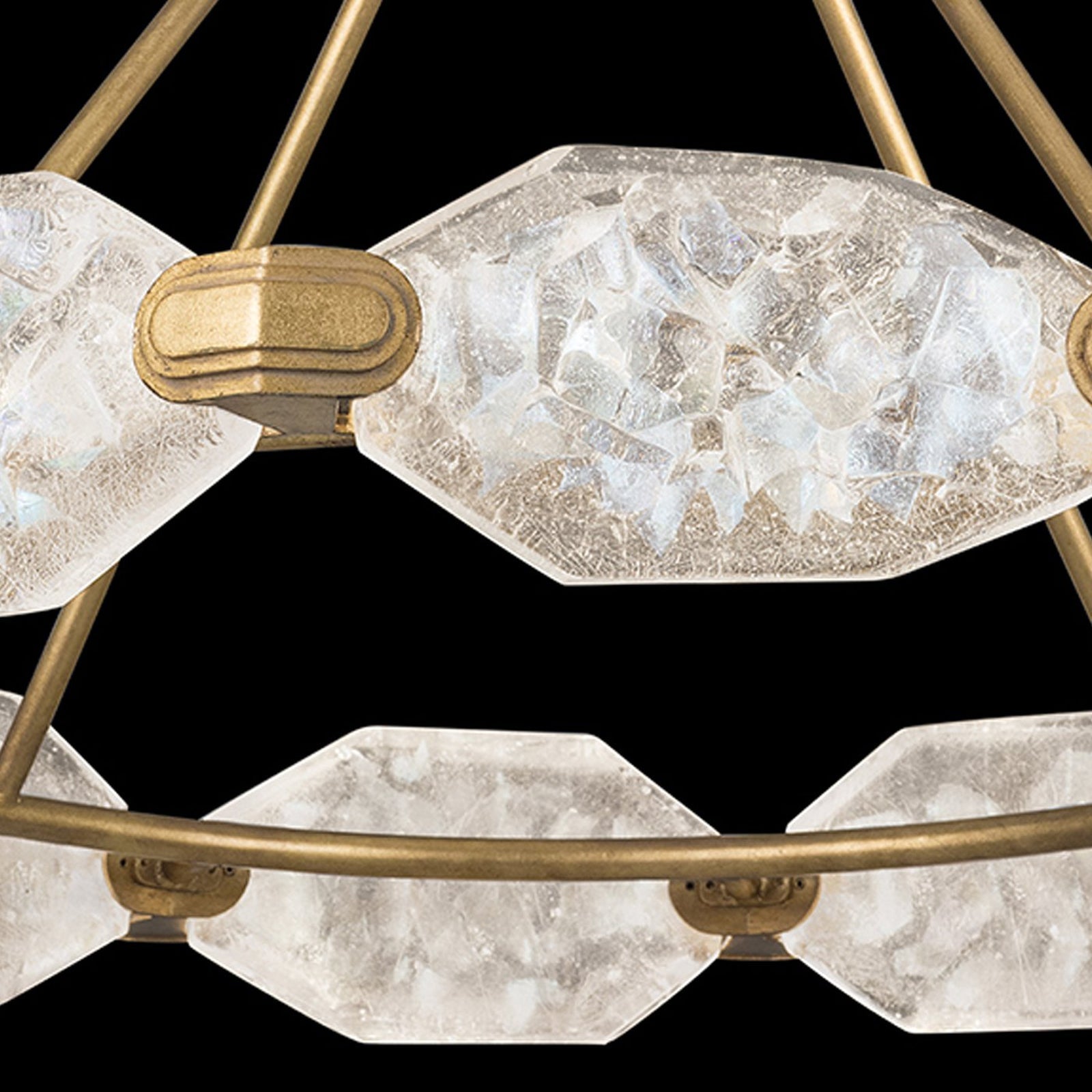 32-Inch Dichroic Glass LED Pendant
