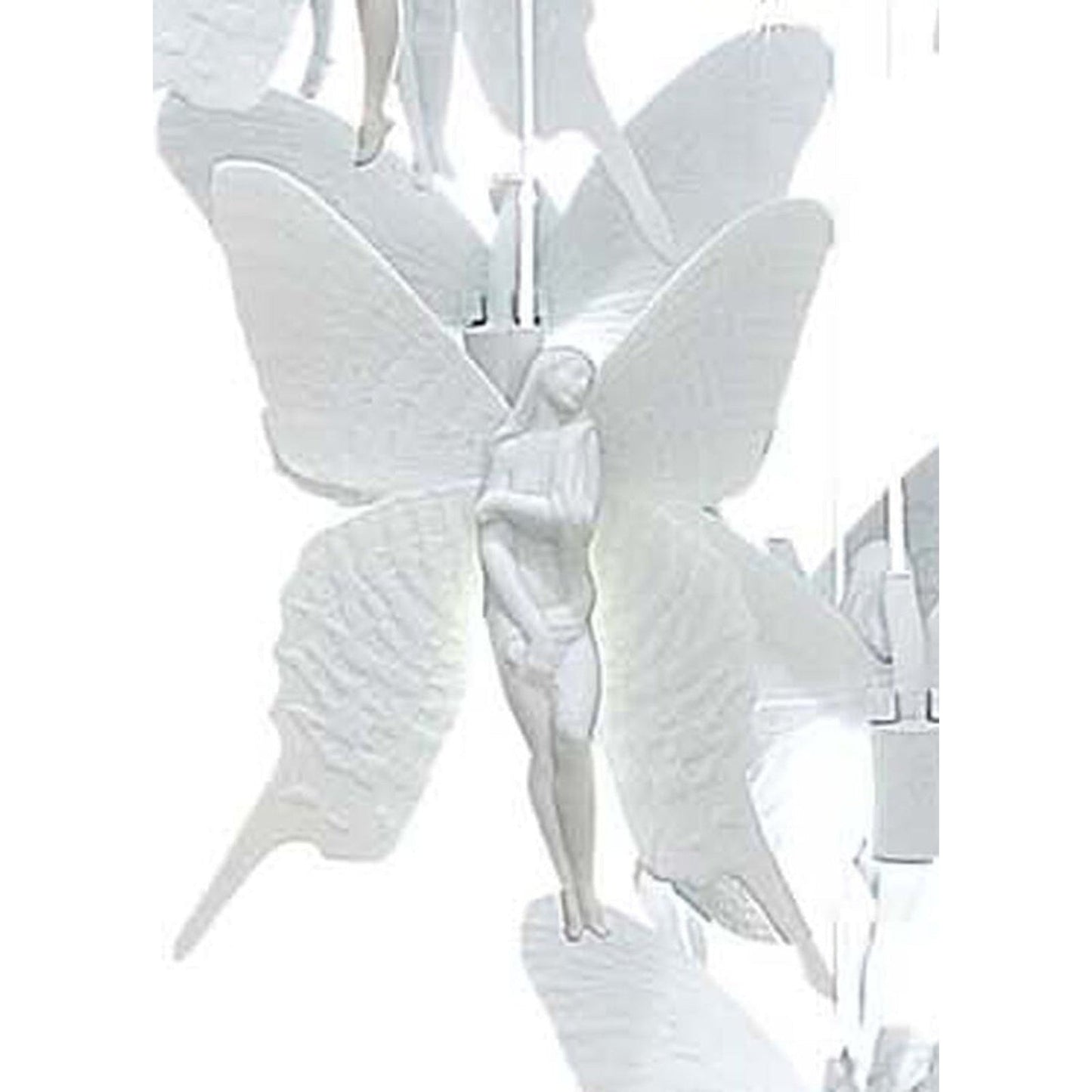 43-Inch Porcelain Fibre Optic Chandelier