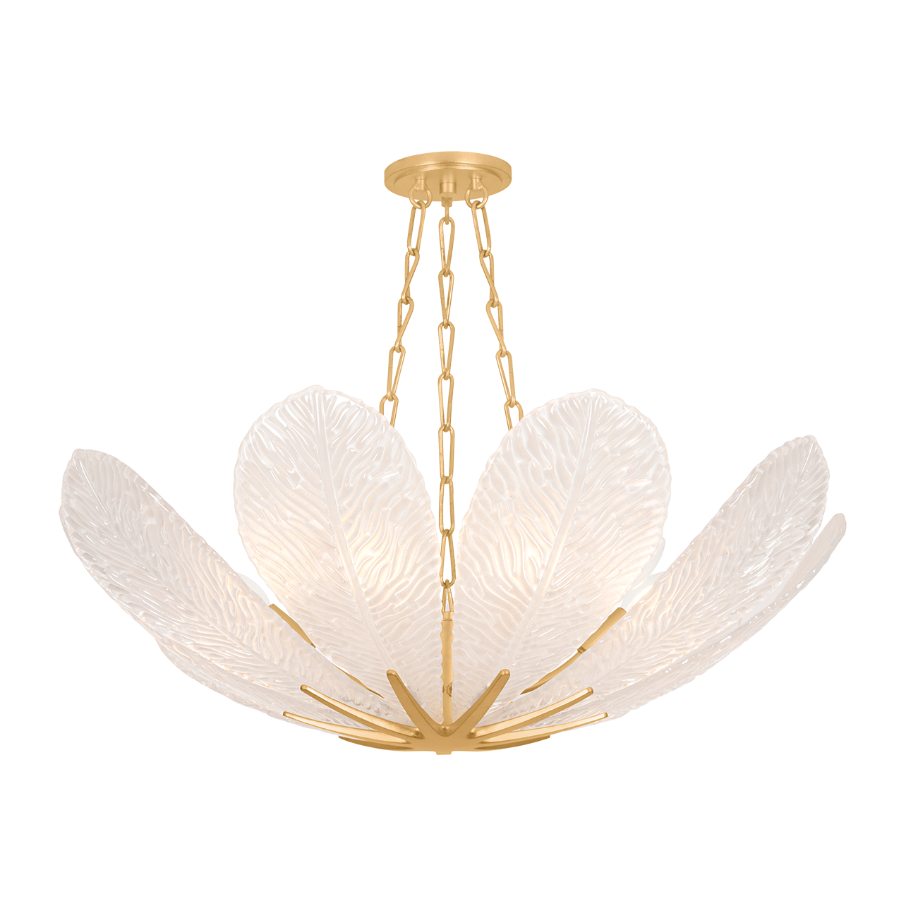 9-Light Botanical Glass Chandelier / Default Title