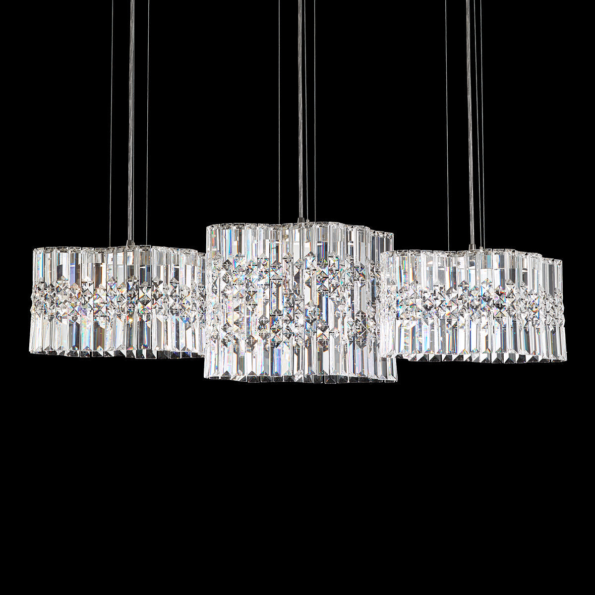 Adjustable Cloudform Crystal Pendant Light / Default Title
