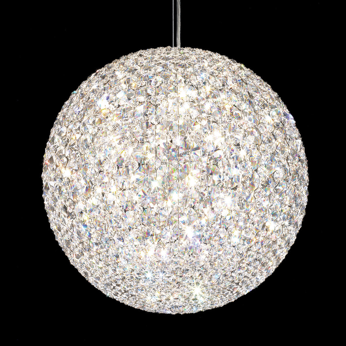 Crystal Octagon Globe Pendant Light / Default Title