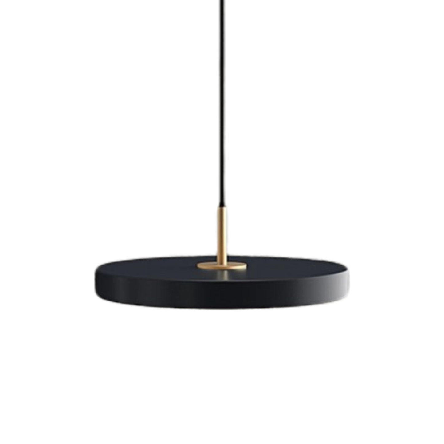 Nordic Pendant Light in Three Sizes / Black / Warm light / 30cm