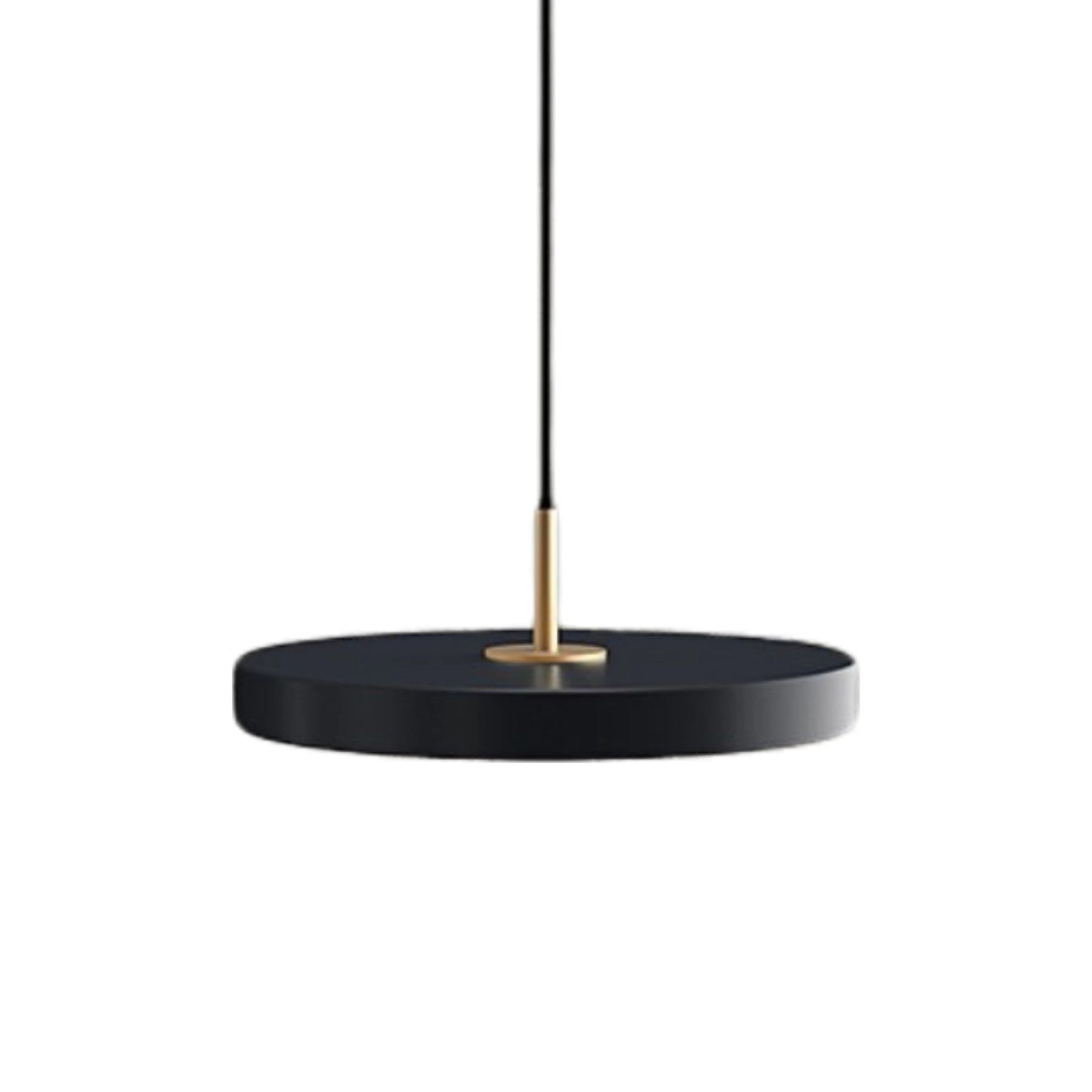 Nordic Pendant Light in Three Sizes / Black / Warm light / 30cm